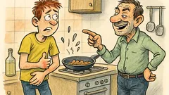 Banc: Bulă îi spune lui taică-su...